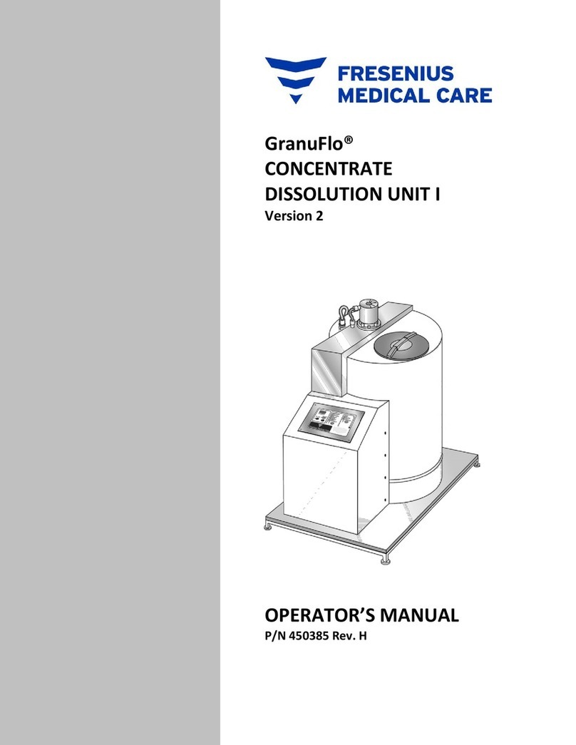 Fresenius Medical Care GranuFlo 450385 Operator's manual Fresenius Medical Care GranuFlo 450385 Operator's manual