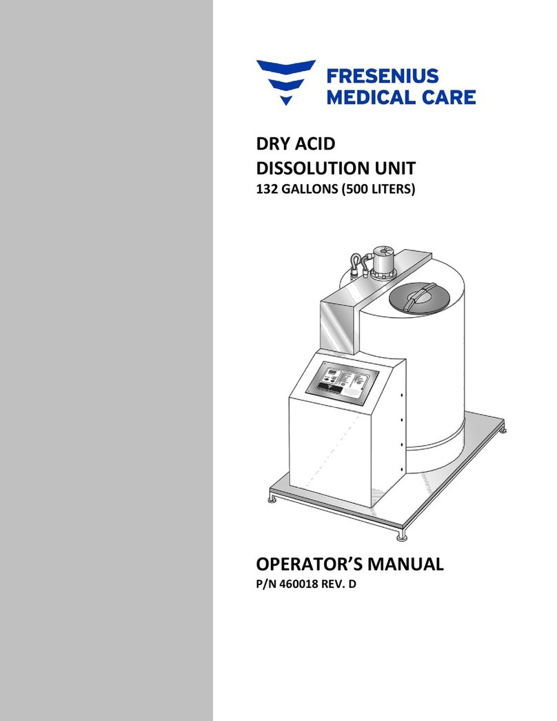Fresenius Medical Care 460018 Operator's manual