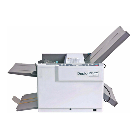 Duplo DF-850 User manual
