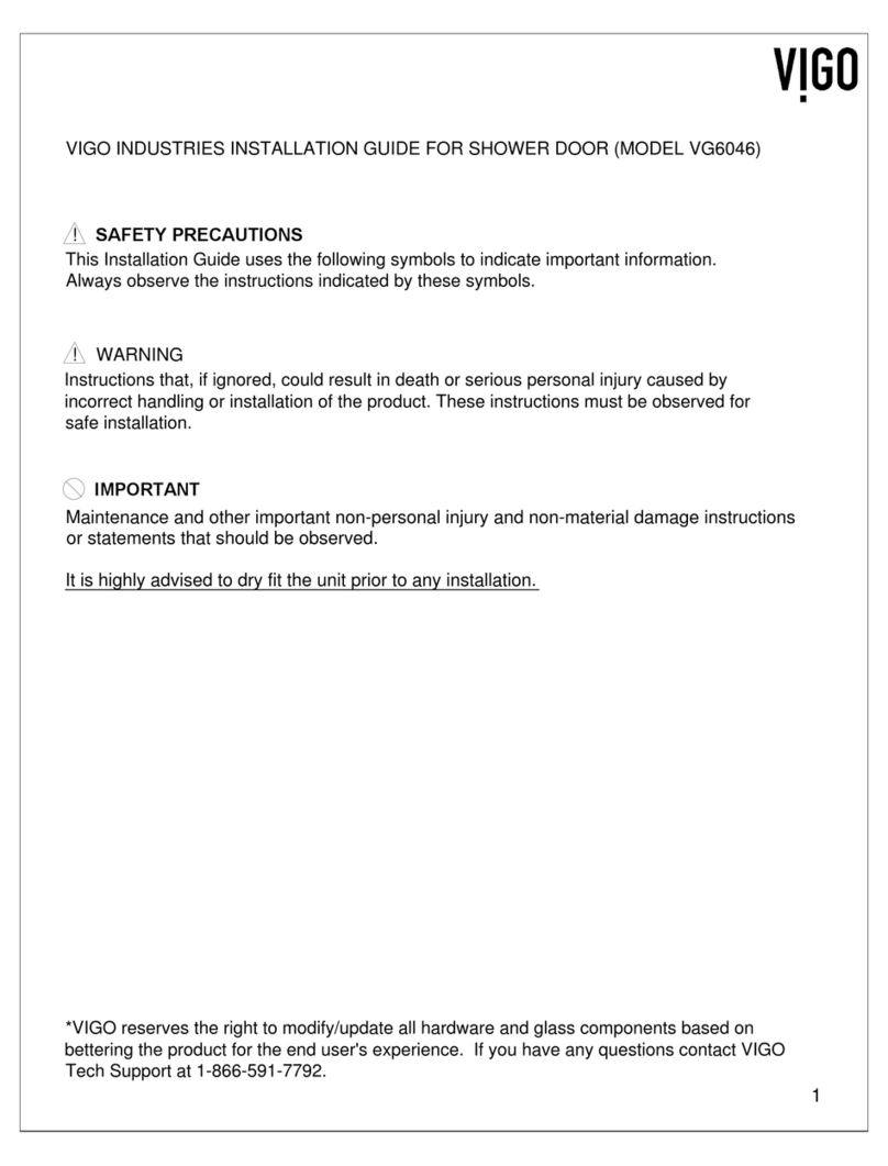 VIGO CASPIAN VG6046 installation guide