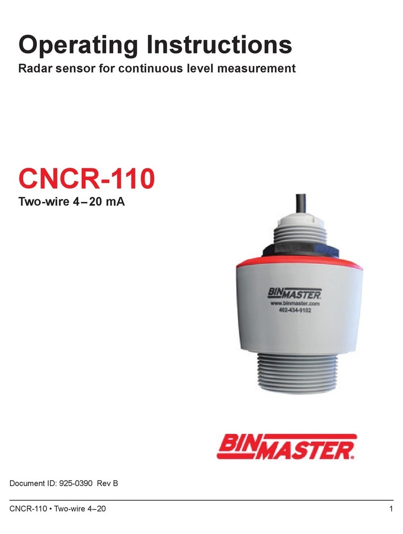 Bin Master CNCR-110 User manual