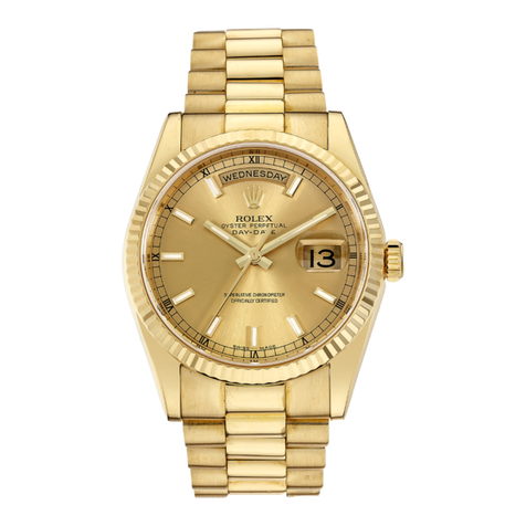 Rolex OYSTER PERPETUAL DAY-DATE Series manual