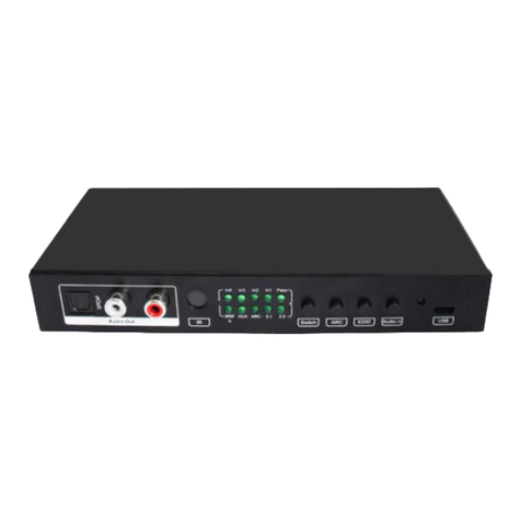 gofanco HDRswitch4P-Aud User manual