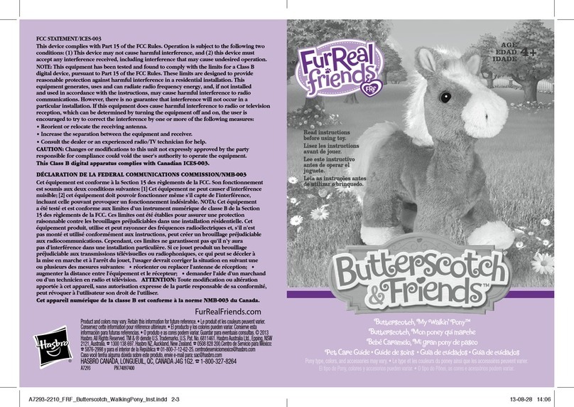 Hasbro Fur Real Friends My Walkin’ Pony... User manual