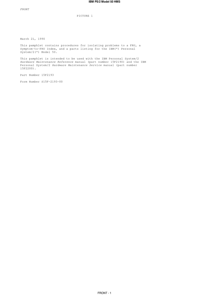 IBM PS/2 50 Owner's manual IBM PS/2 50 Owner's manual