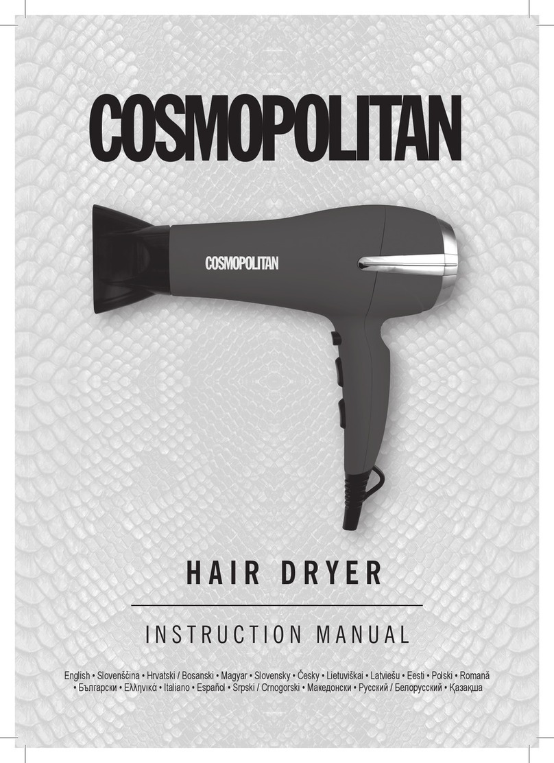 Cosmopolitan KLR928981476 instruction manual