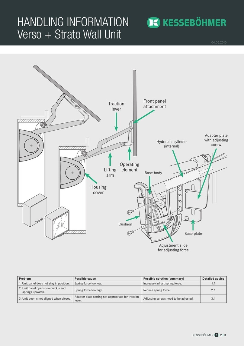 Kesseböhmer Verso Wall Unit User manual