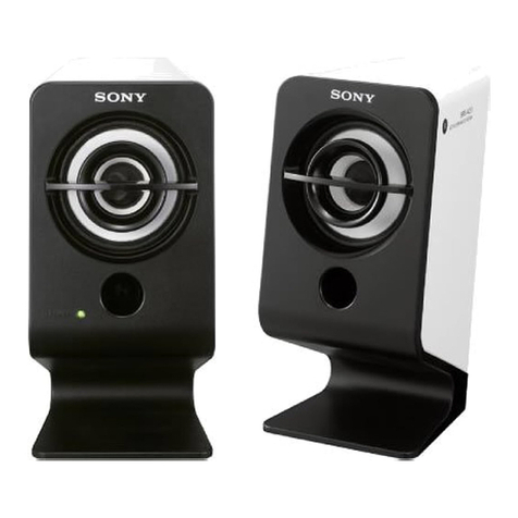 Sony SRS-A201 operating instructions