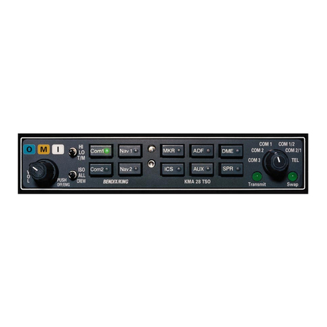 BENDIXKing KMA 28 User manual