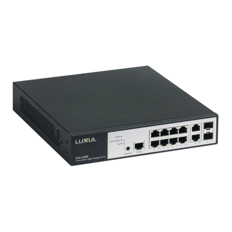 LEGRAND XMS-1208P User manual
