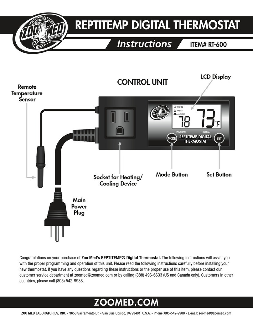Zoo Med RT-600 instructions