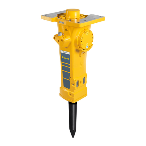 Epiroc SB Series Safety and operating instructions