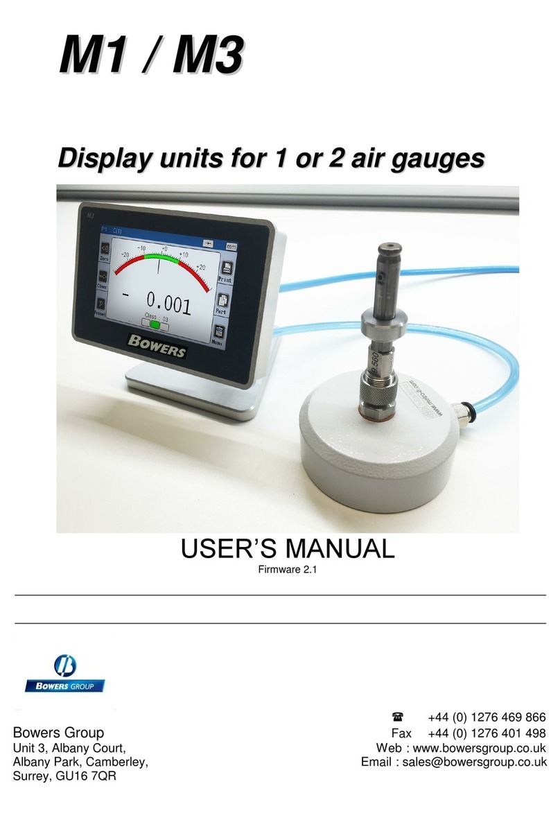 Bowers M1 user manual