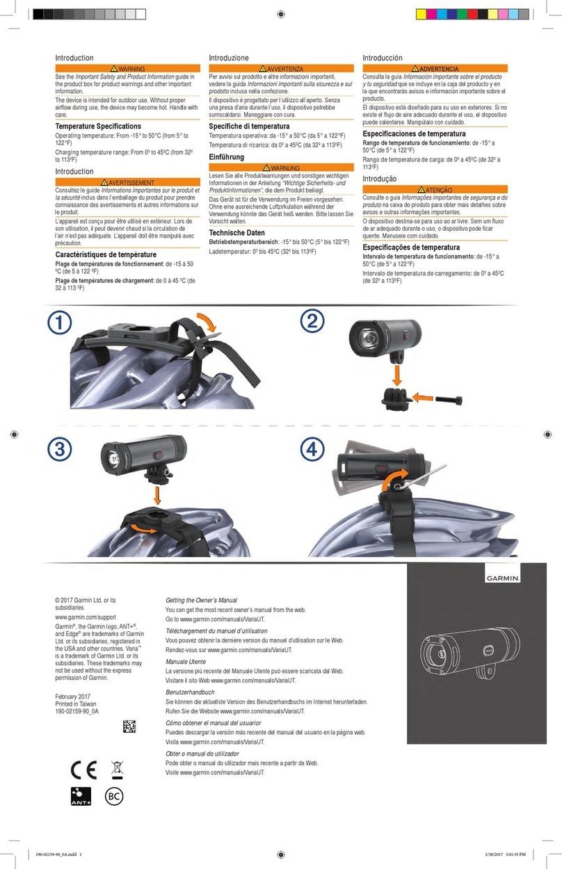 Garmin 03086 User manual