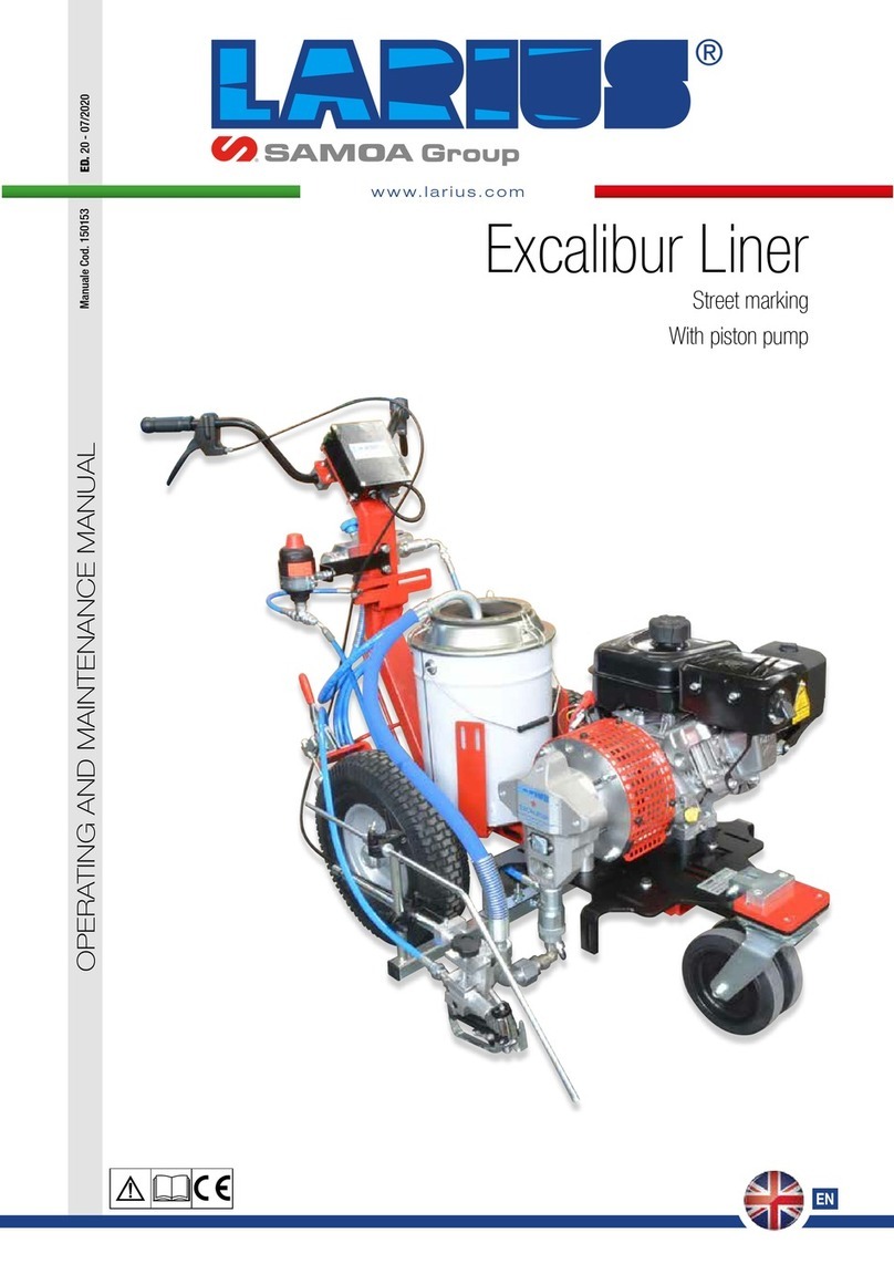 Samoa Larius Excalibur Liner Operating instructions