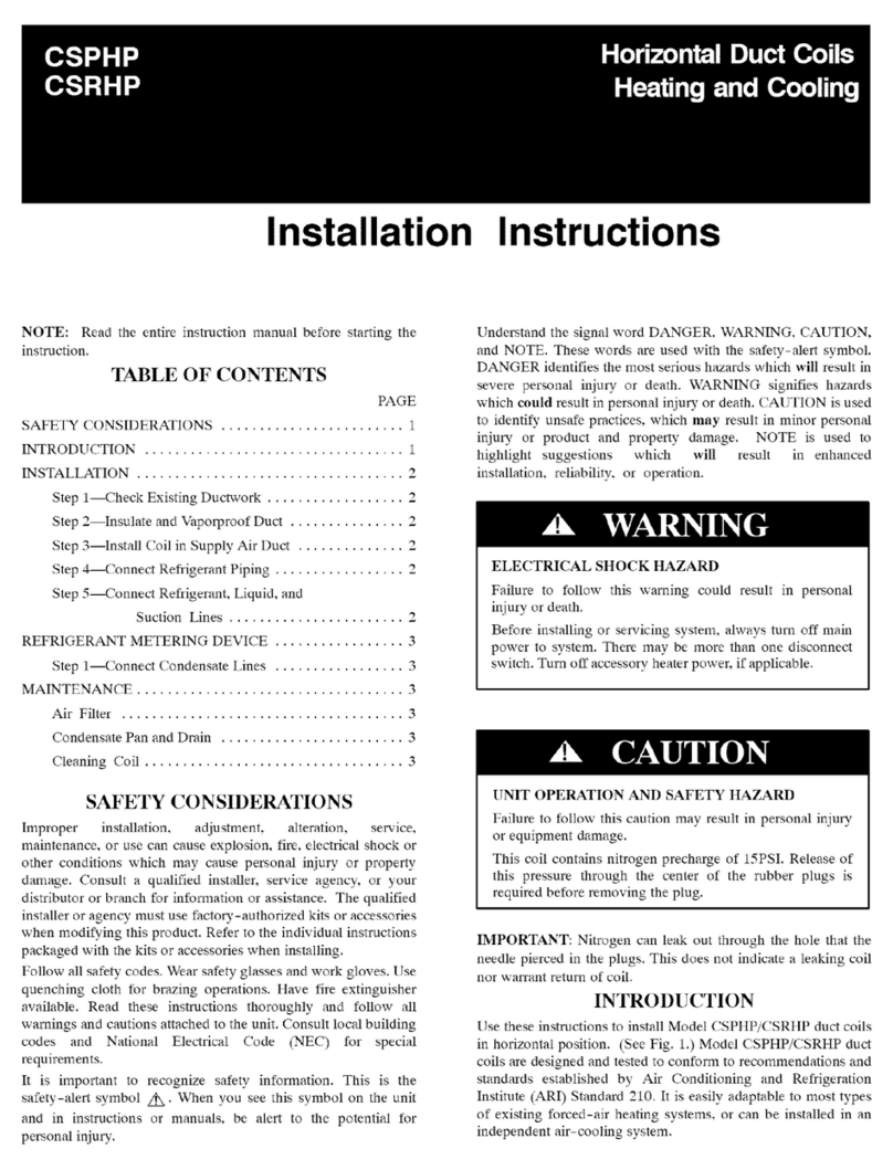 Sears CSPHP Series installation instructions Sears CSPHP Series installation instructions