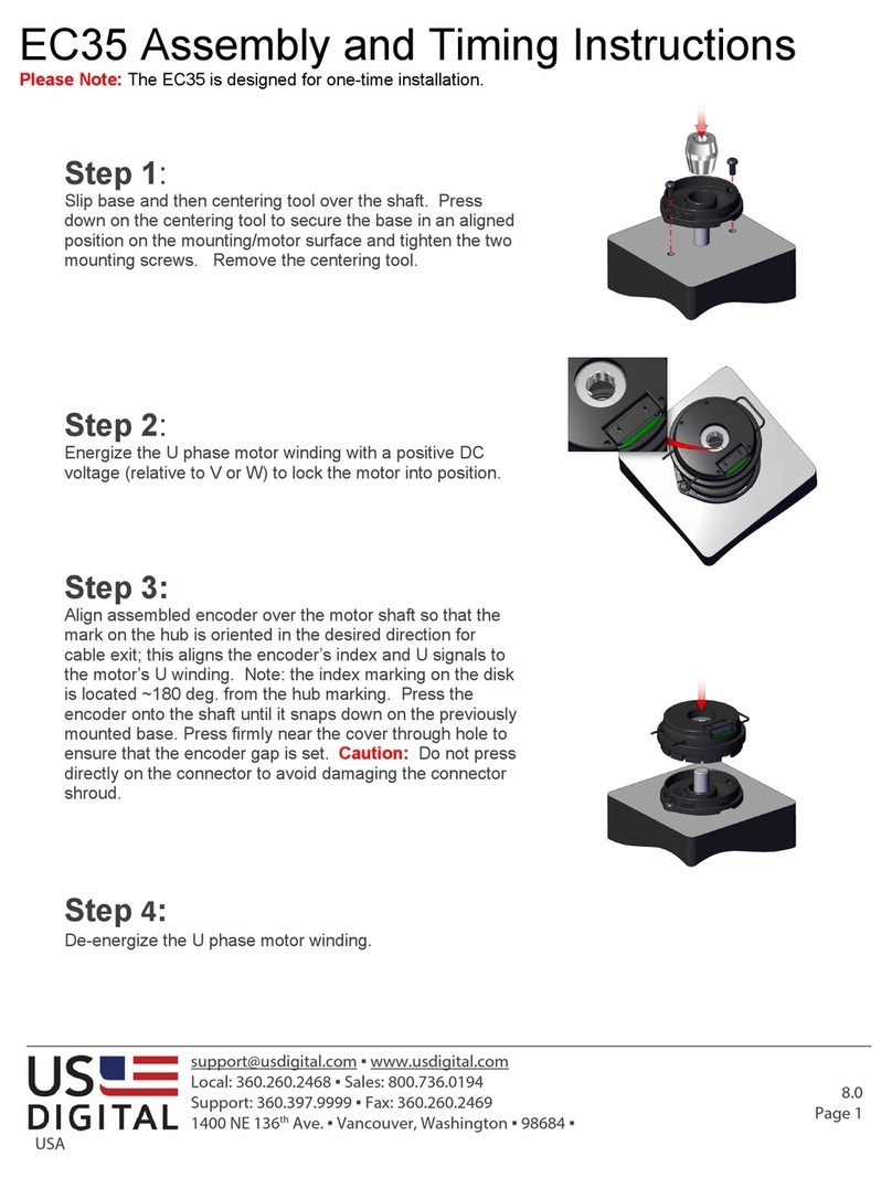 US Digital EC35 Assembly and Timing Instructions