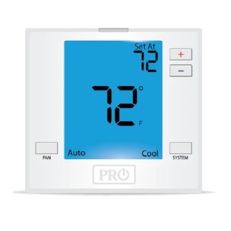 Pro 1 IAQ T751 User manual Pro 1 IAQ T751 User manual