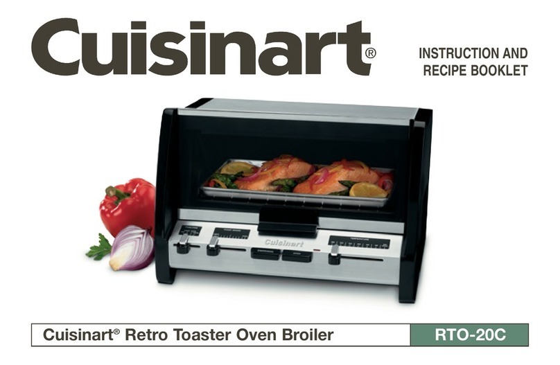 Cuisinart RTO-20C INSTRUCTION AND RECIPE BOOKLET