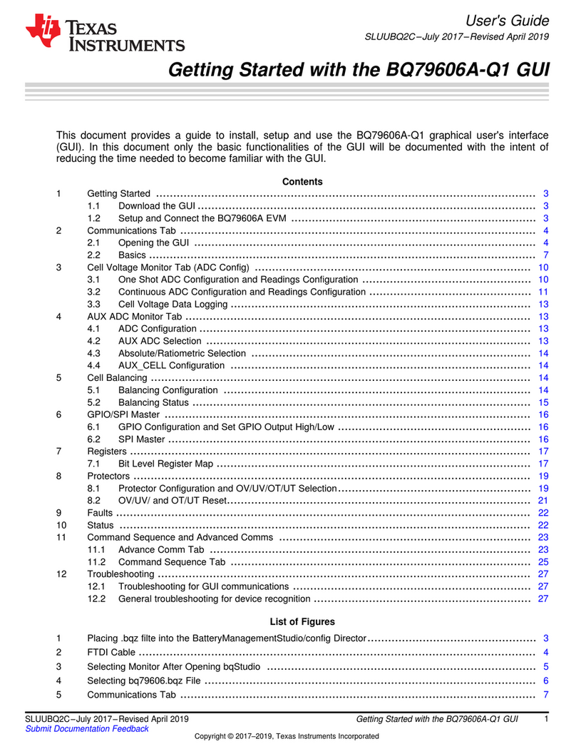 Texas Instruments BQ79606A-Q1 User manual