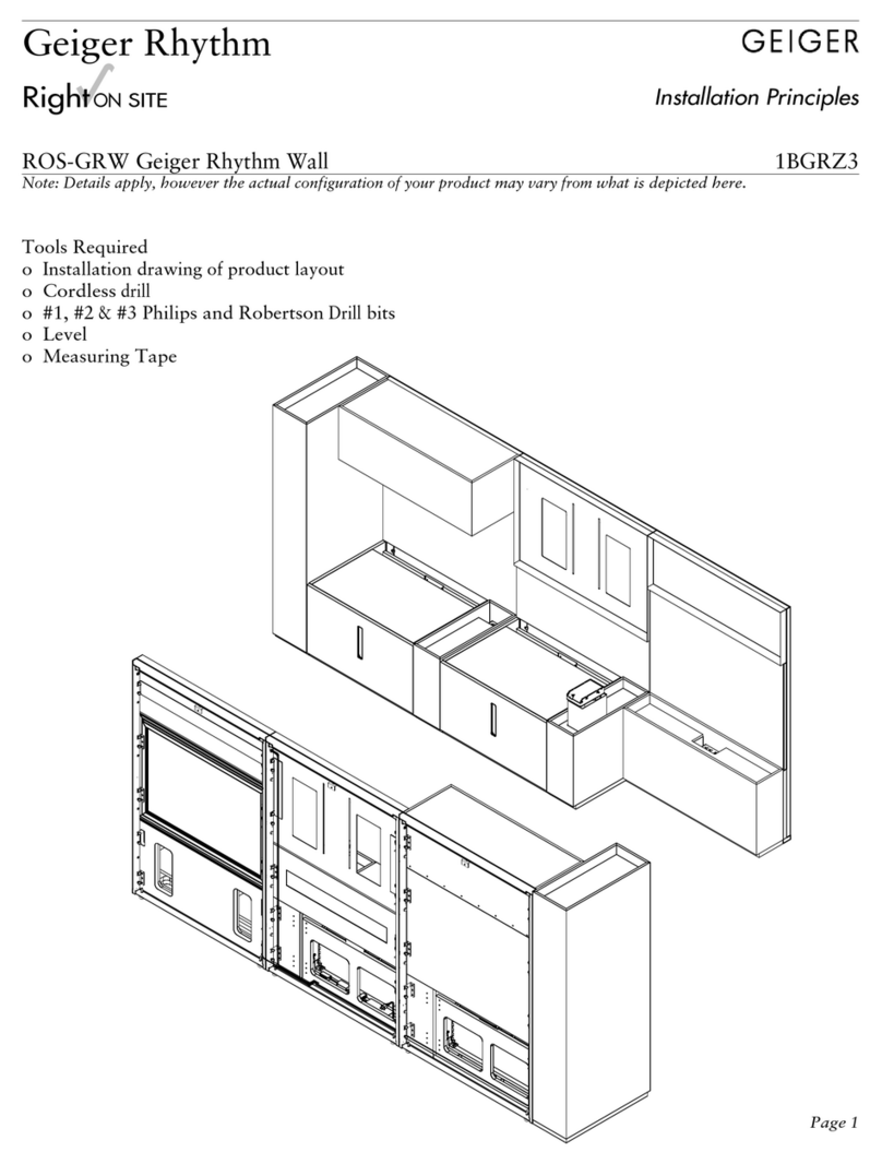 GEIGER Rhythm ROS-GRW Installation principles
