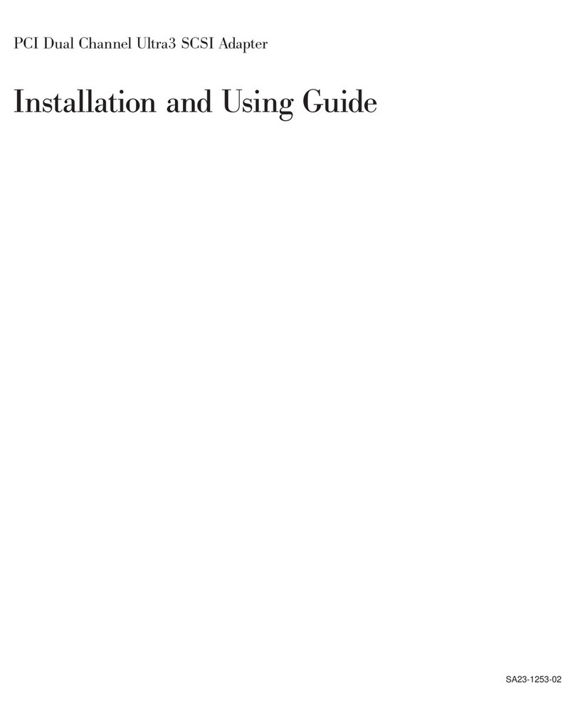 IBM PCI Dual Channel Ultra3 SCSI Adapter Guide IBM PCI Dual Channel Ultra3 SCSI Adapter Guide