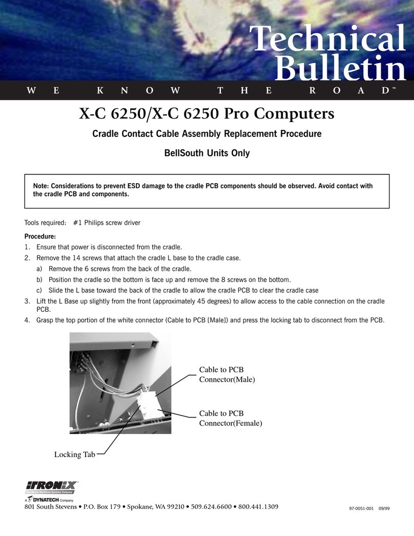 Dynatech iTronix X-C 6250 Technical bulletin