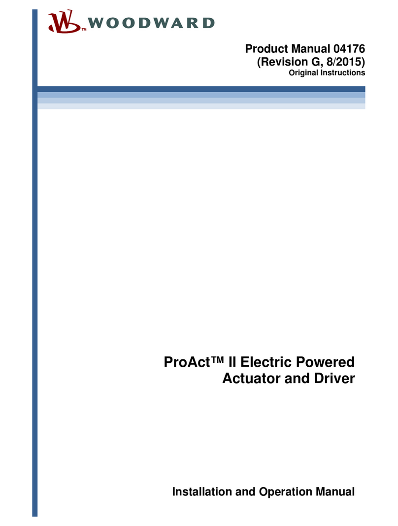 Woodward ProAct II product manual