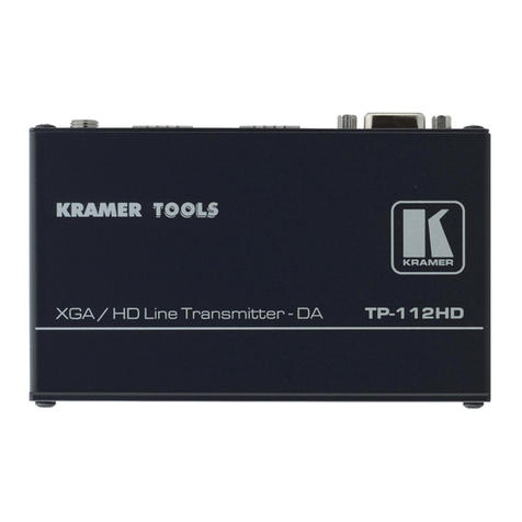 Kramer TP-112HD User manual