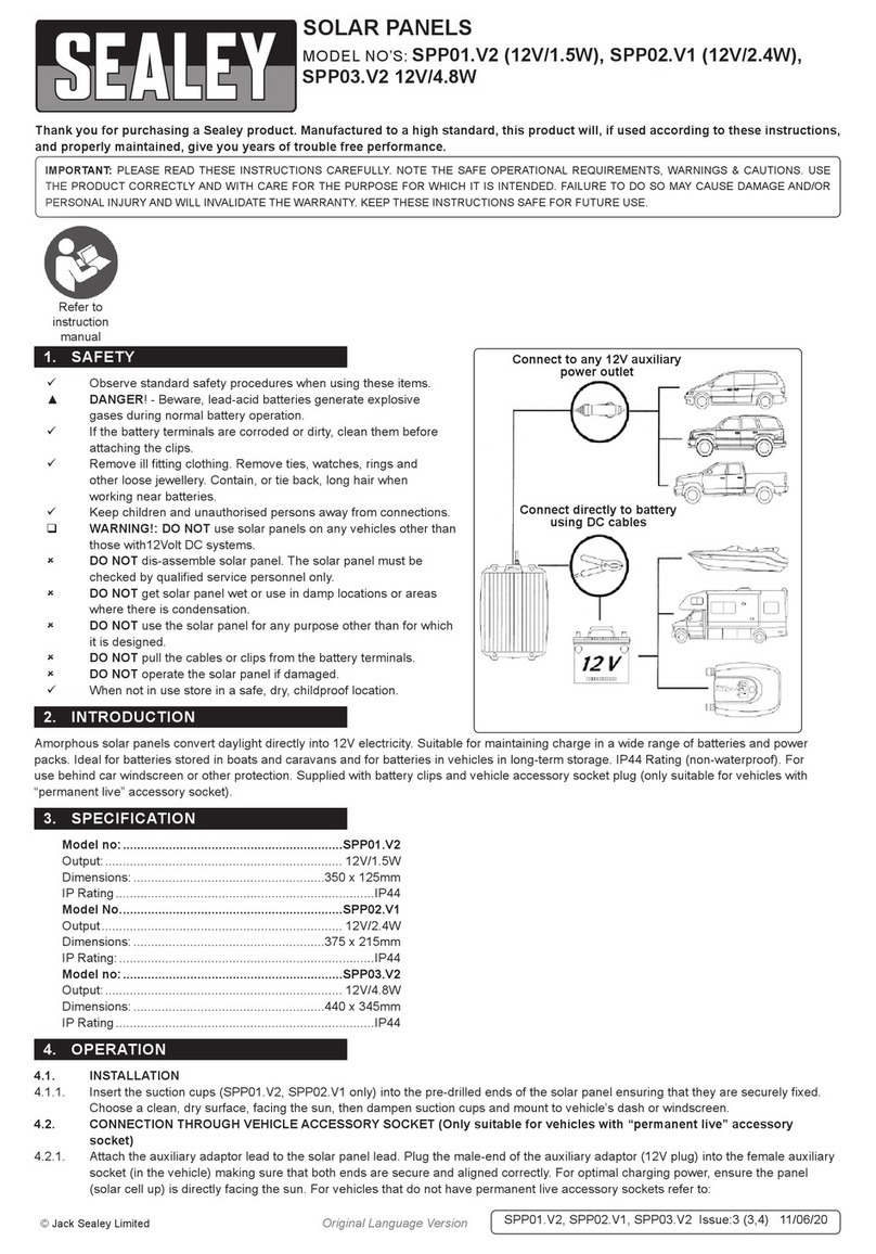 Sealey SPP01.V2 User manual