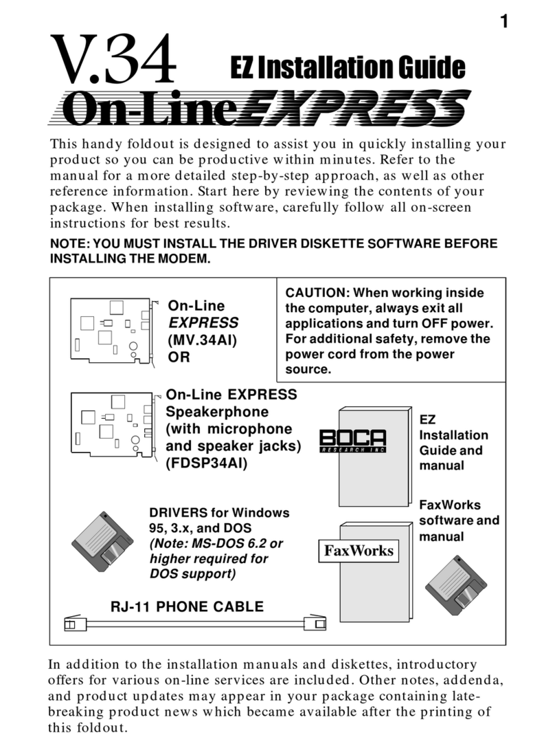 Boca Systems On-Line EXPRESS EZ Installation Guide