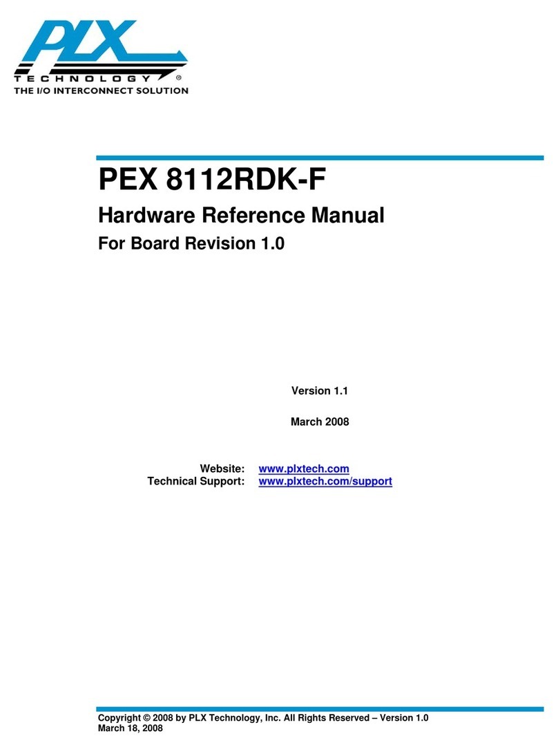 PLX Technology PEX 8112RDK-F Hardware reference manual