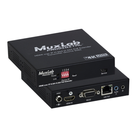 MuxLab 500763-TX User manual
