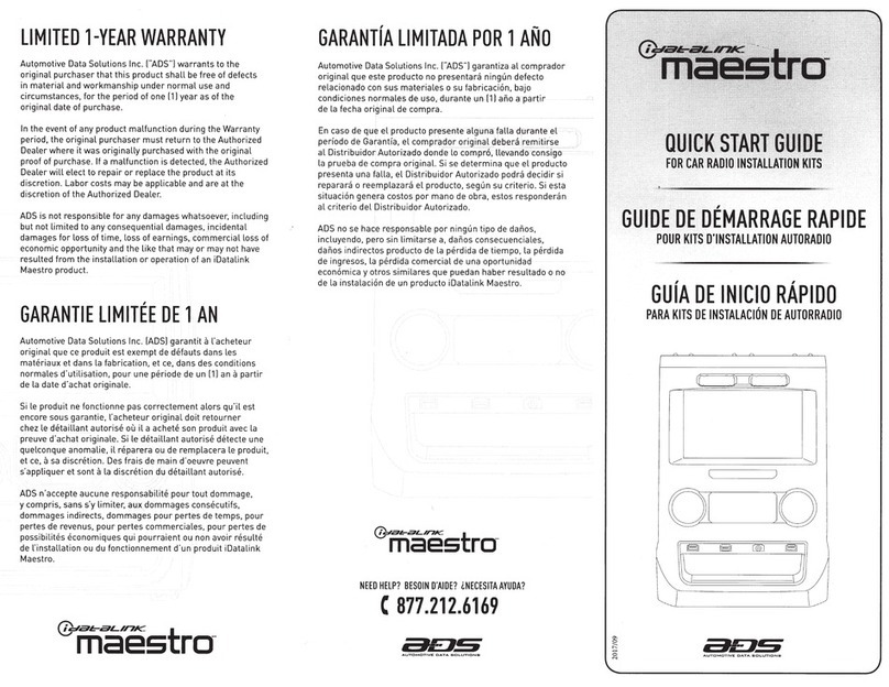ADS iDataLink Maestro quick start guide