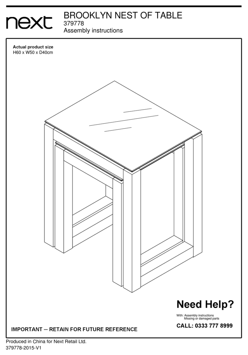 Next BROOKLYN 379778 User manual Next BROOKLYN 379778 User manual