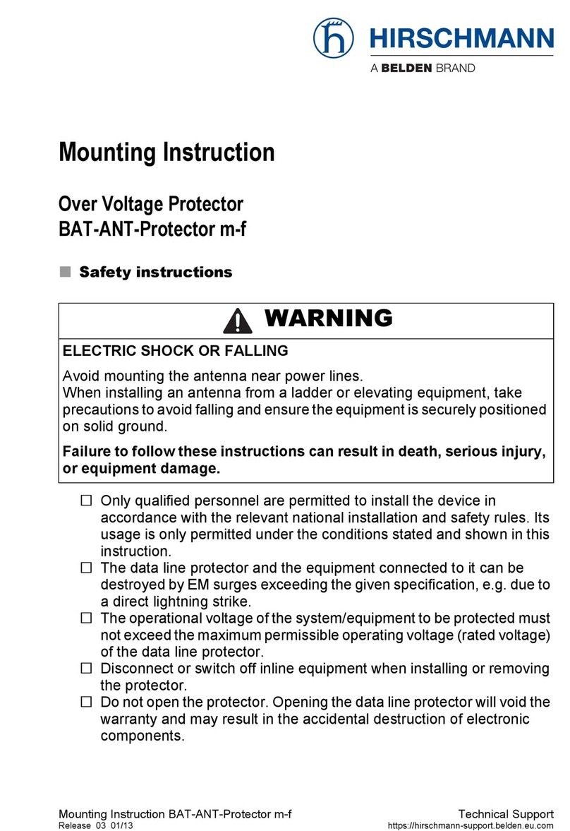 Belden Hirschmann BAT-ANT-Protector m-f User guide
