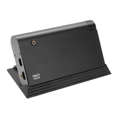Woo Audio WA11 topaz User manual
