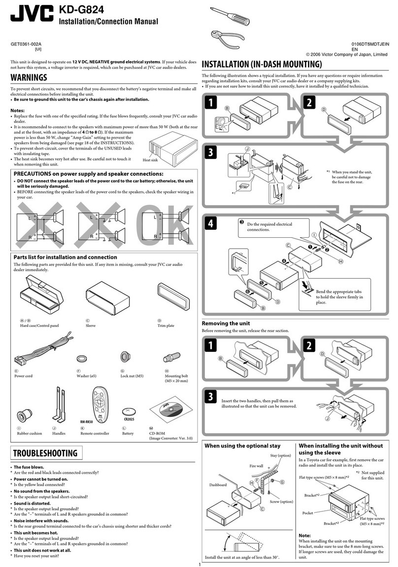 JVC KD-G824 Guide