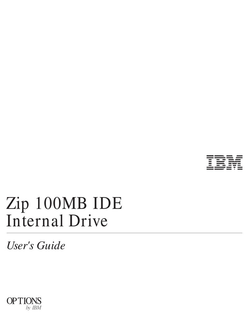 IBM Zip 100 MB IDE internal drive user guide