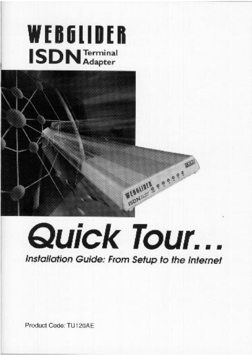 Boca Systems WEBGLIDER User manual