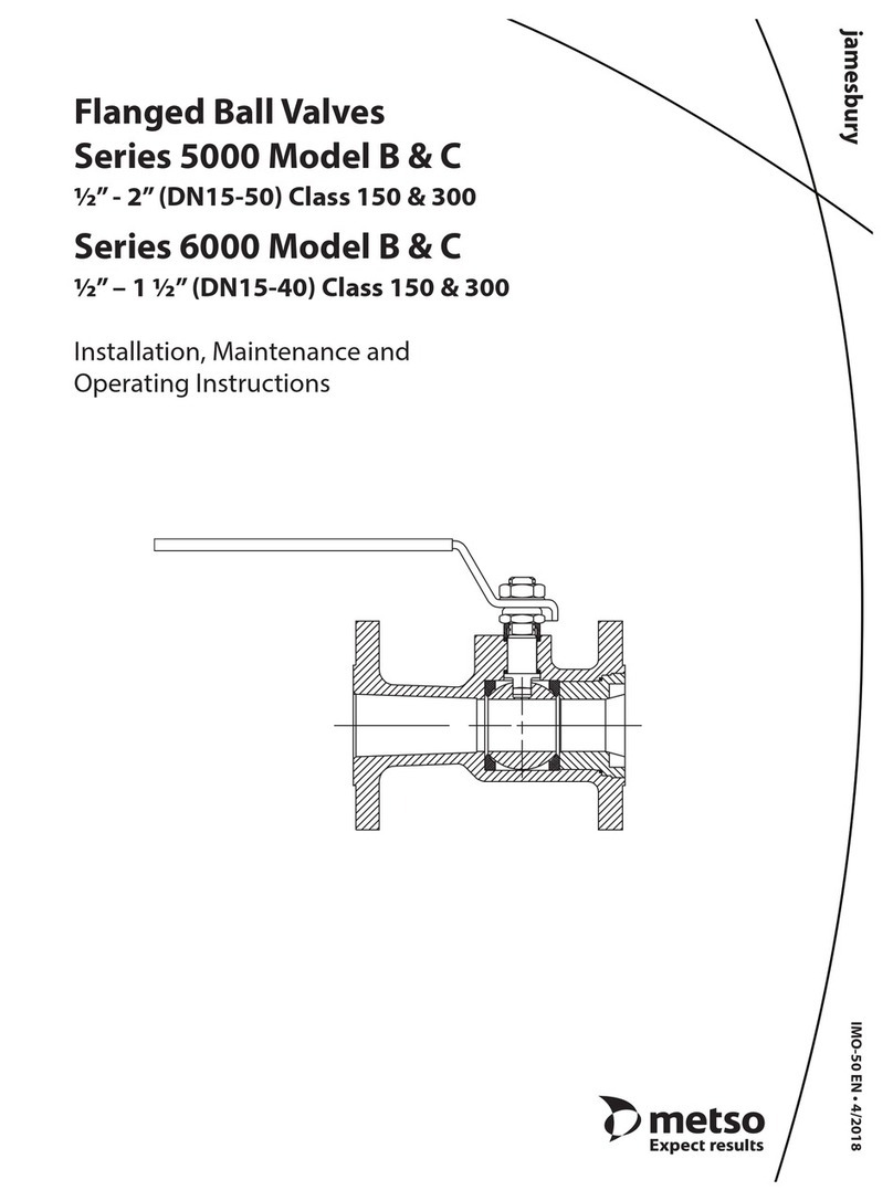 Metso Jamesbury 5000 series User manual