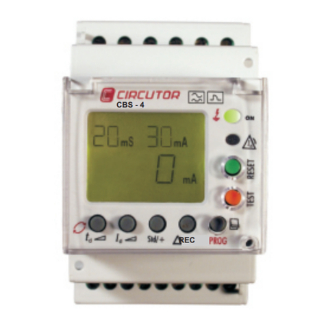 Circutor CBS-4C User manual