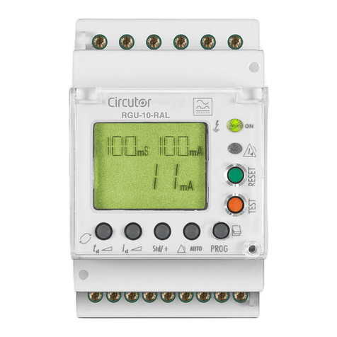 Circutor RGU-10 RAL User manual