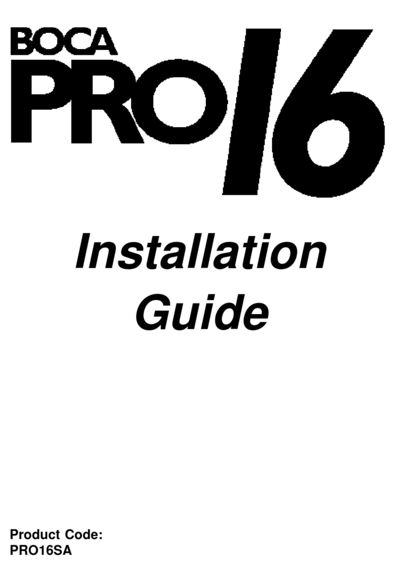 Boca Systems PRO/6 User manual Boca Systems PRO/6 User manual