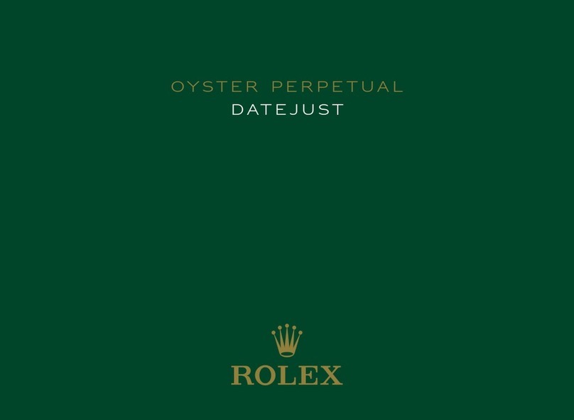 Rolex OYSTER PERPETUAL DATEJUST Series manual