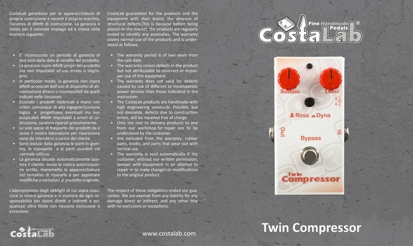 Costalab Twin Compressor manual