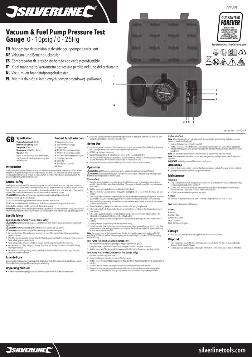 Silverline 791008 manual