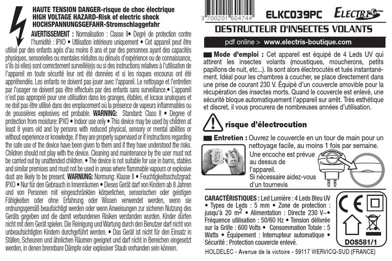 Electris ELKC039PC User manual