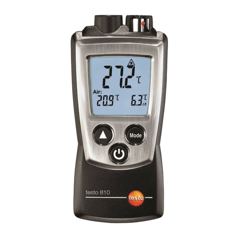 TESTO 810 User manual