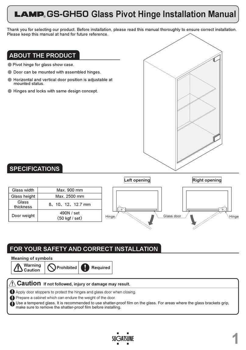 SUGATSUNE LAMP GS-GH50 User manual